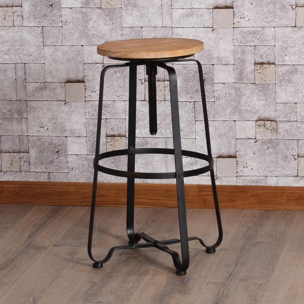 American Bar Stool Bar Chair Wood Floor Office Reception Chairs