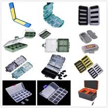 1/2/3/4/6/8/10/13/15/26 отделения Водонепроницаемый Пластик ящик для рыболовных снастей Портативный рыболовные приманки крюк буровой установки ящик для хранения приманки