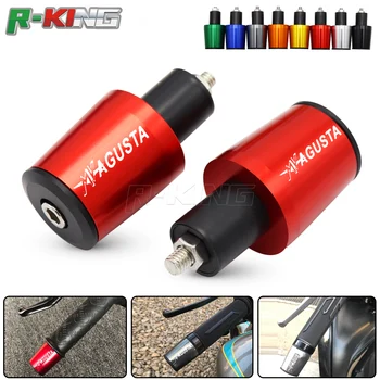 

CNC 22MM Handlebar Grips Handle Bar Cap End Plugs For MV AGUSTA BRUTALE 1078 RR F4 750 1998-2003 F4 1000 2004-2007 F4 312 R 1000