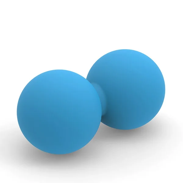Арахисовый мяч мобильность Массажный мяч Миофасциальный& спускового точки пены мяч - Цвет: Синий