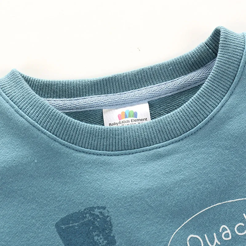 Günstig 2018 frühling Herbst Korea Stil 2 10 Jahre Alte Kinder Geburtstag Geschenk Langarm Cartoon Animal Print Kinder Baby junge Sweatshirt