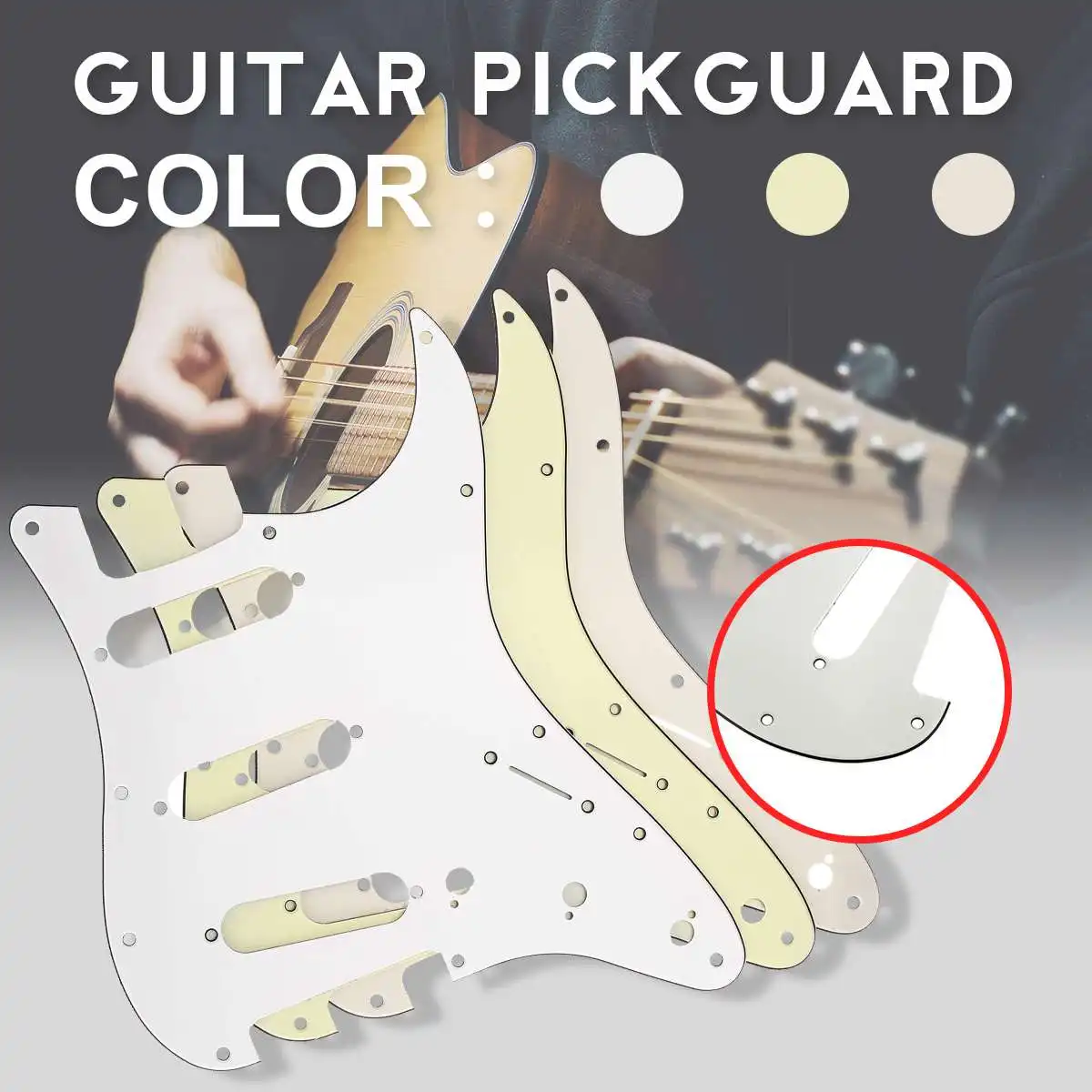 11 Отверстие гитарная накладка sss скретч пластина для США/MEX крыло для Stratocaster Страт аксессуары для гитары