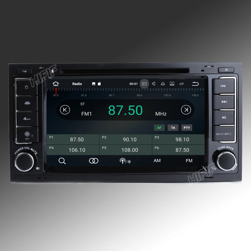 Clearance HIFIF Android 7.1.2 3G WIFI Quad Core 2G RAM Car DVD GPS Radio for Volkswagen Touareg T5 Transporter Multivan 2004-2011 Stereo 4