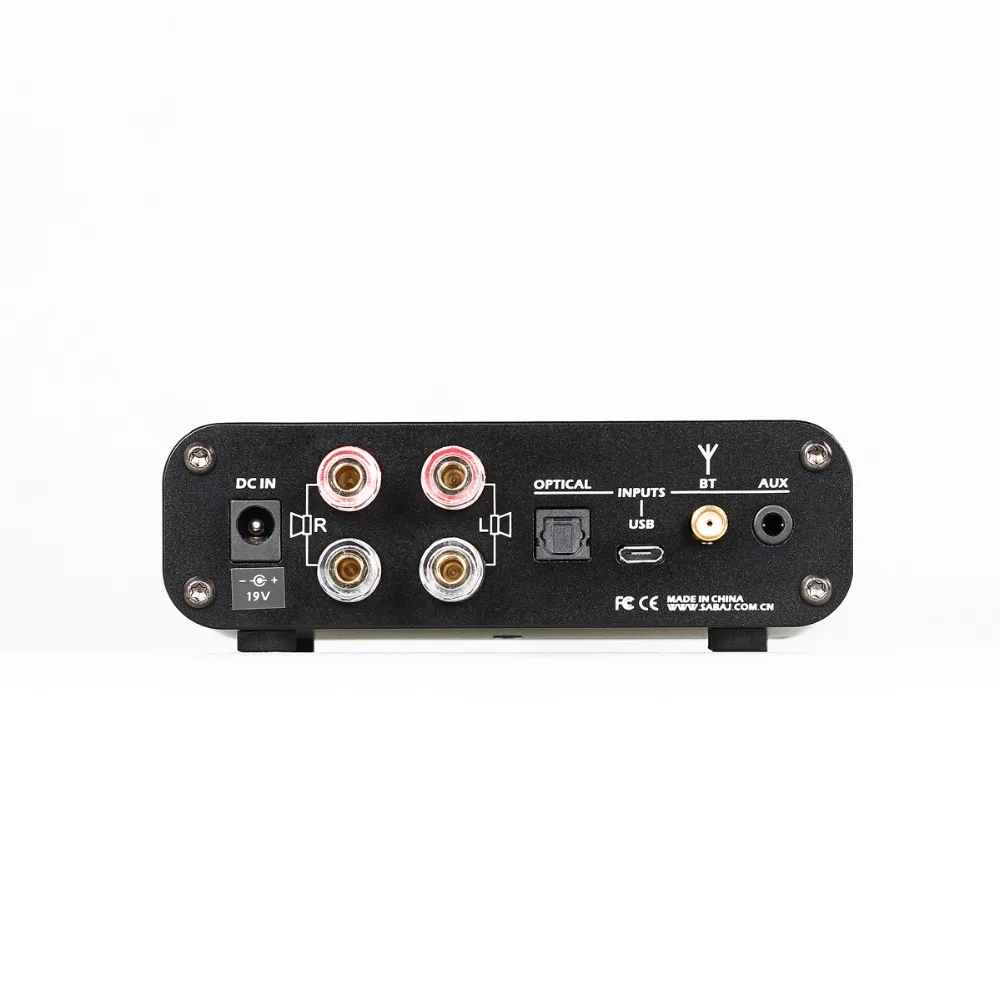 Цифровой Bluetooth усилитель Sabaj A3 80Wx2 портативный аудио hi fi класса D USB/оптический/Aux