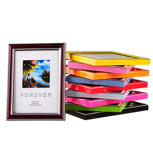 

Photo Frame Wood Card Backplane Stand Multiple Colors Suitable Display Holder 5" 6" 7" 8" ' Family Photo Ship From Russian
