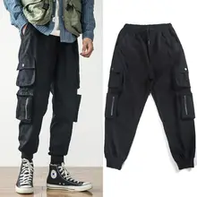 Хип-хоп брюки уличная мода Брюки Карго повседневные крутые осенние уличные штаны мужские шаровары Jogger Спортивные штаны мужские