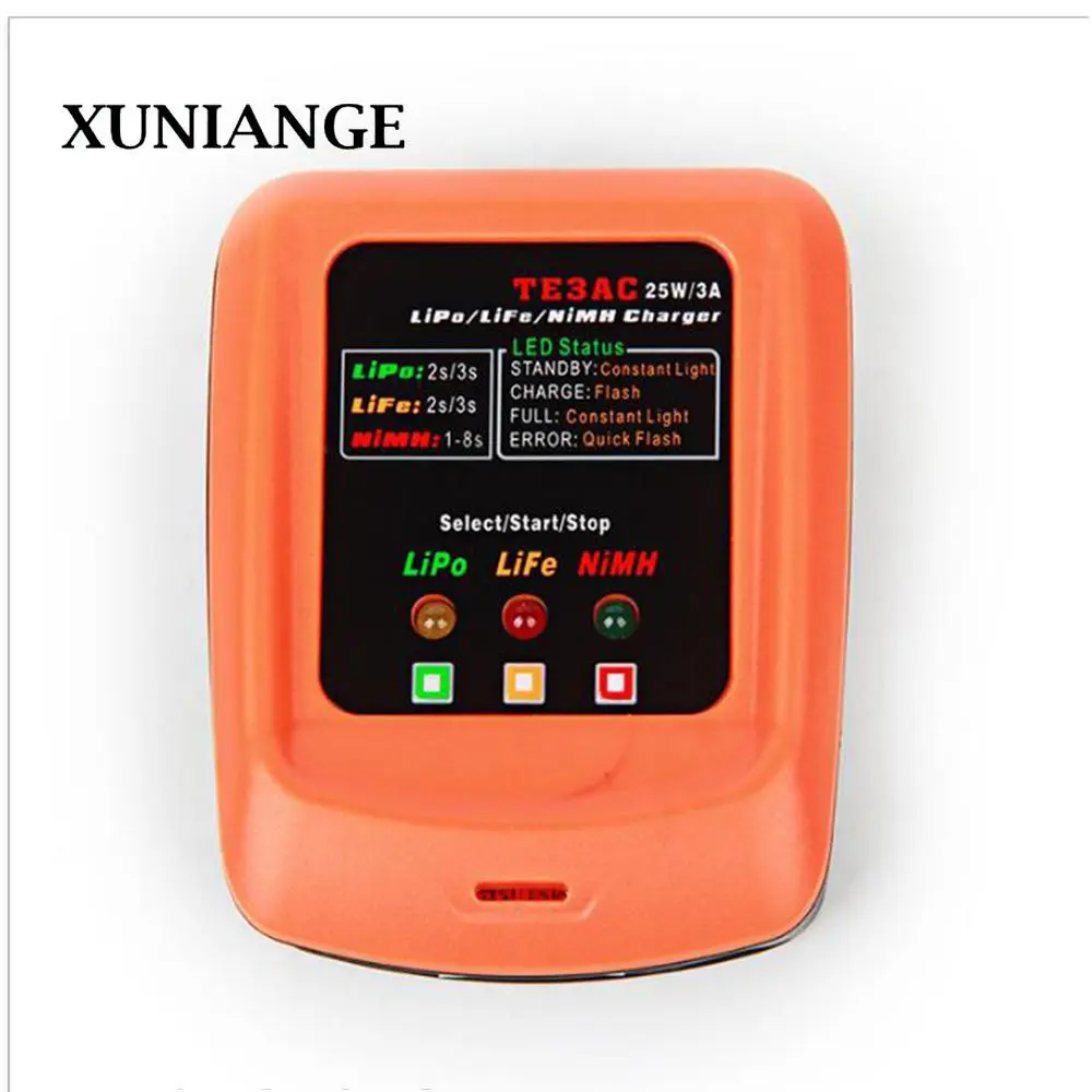 

XUNIANGTE3AC Balanced Charger Discharger Built-in Power RC Model Lithium Battery Charger DJI Accessories