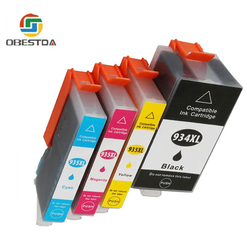 Совместимый сменный чернильный картридж Obestda 934XL 935XL для HP 934 935 Officejet 6230 6830 6835 6812 6815
