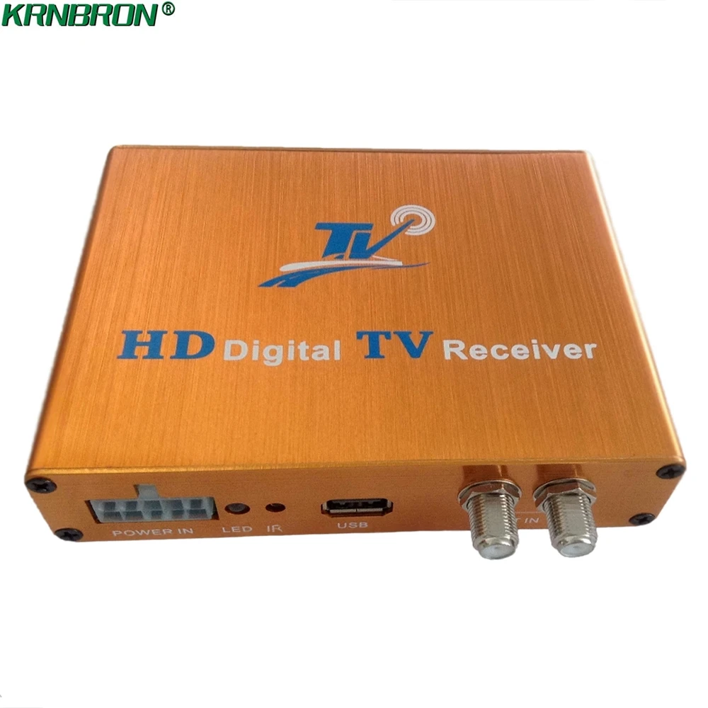 Автомобильный DVB-T HD MPEG4 цифровой телевизионный ресивер