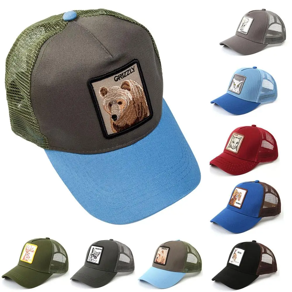 

New Padidase Animal Farm Trucker Hat Soft Mesh Snapback Baseball Cap One Size unisex hat with animal patch