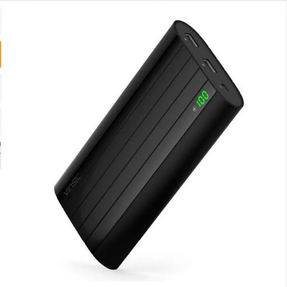 Vinsic Iron P6 20000 мАч Внешний Аккумулятор Внешнее зарядное устройство ЖК дисплей Dual USB