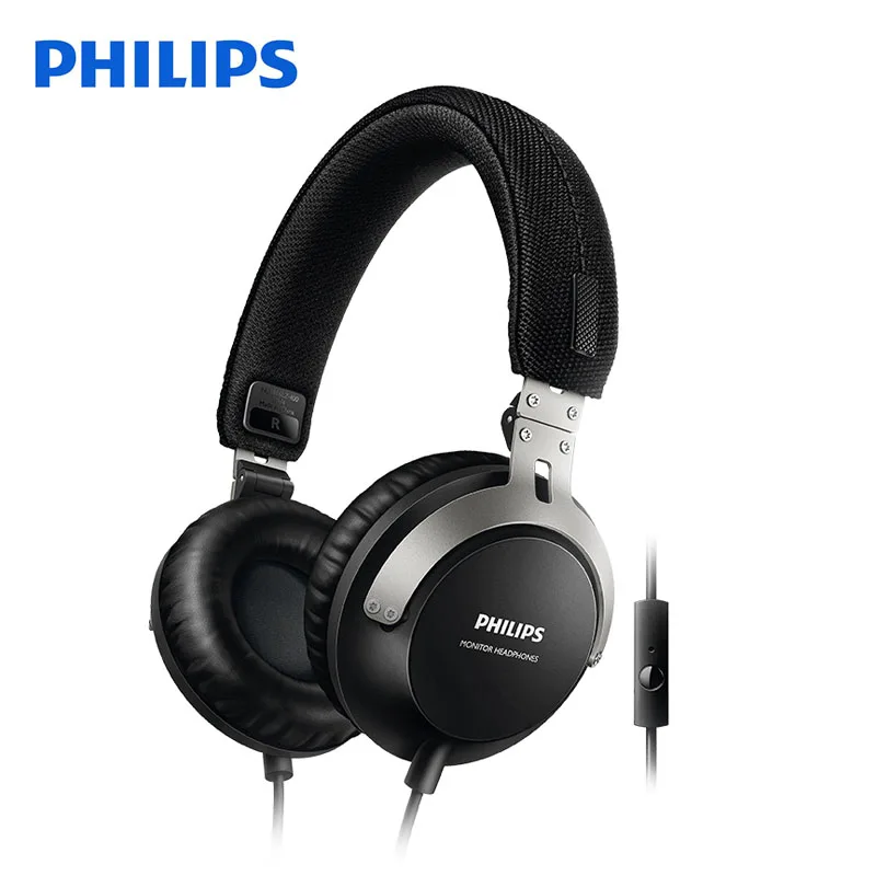 Philips SHL3565 Professional Bass Earphopne с проводным управлением шумом ремень