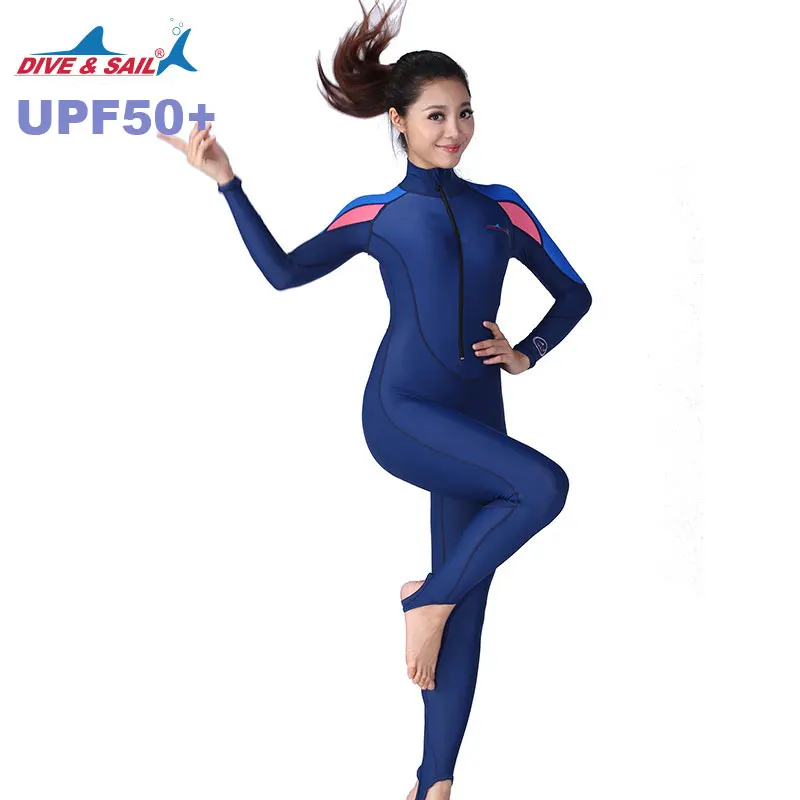 LS-715-4 Полный гидрокостюмы для дайвинга, из лайкры костюмы и спортивные скины море гидрокостюм для серфинга мужские женские подводное плавание/дайв скины/Дайвинг костюмы, UPF 50+ защита - Цвет: LS-715-4