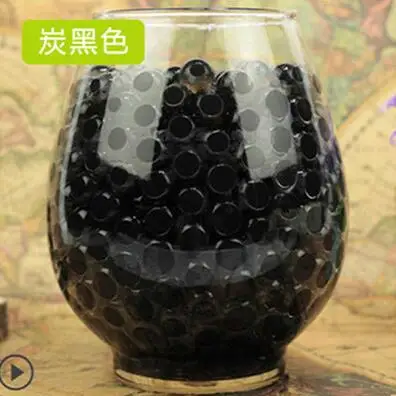 

Plant bonsai soil culture, black 100pcs Crystal Soil Hydrogel Gel Polymer Flower/Wedding/Decoration Maison Growing Water Balls