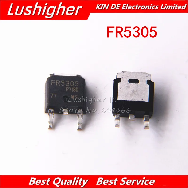 100 шт. IRFR5305 TO252 IRFR5305TRPBF TO 252 FR5305 новый оригинальный|shipping free|10 pcs |