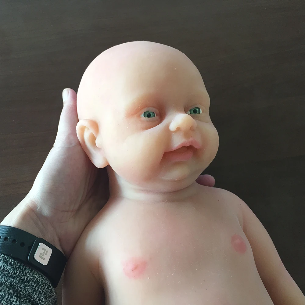 IVITA 18 Inch Realistic Reborn Baby Boy Doll Lifelike Baby Toy FULL BODY SILICONE 9