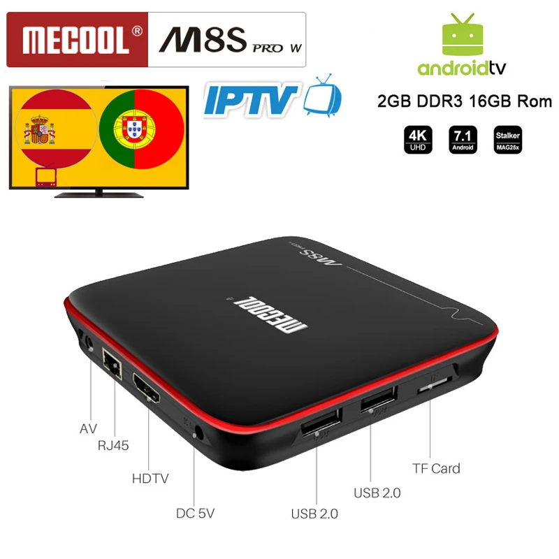 

M8S PRO W Amlogic S905W Android tv box M8S 4K 1080P 2GB 16GB Voice Control set top box Android 7.1 support 12 months iptv tv box