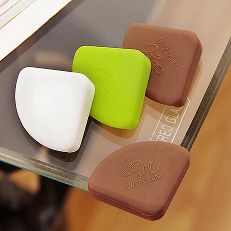 

4pcs Silicone Baby Anti - collision Table Desk Angle Pad Kids Safety Protection Dropshiping