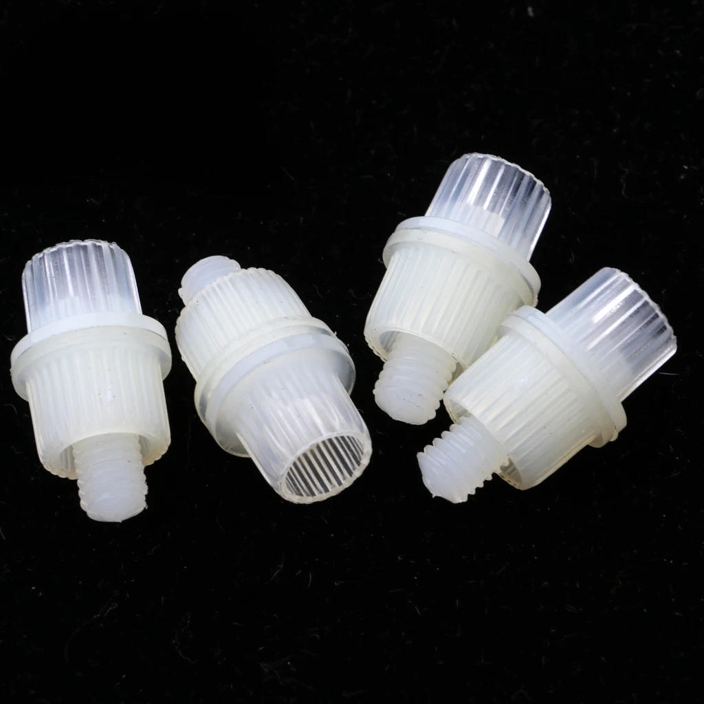 4 Pieces White License Plate Frame Security Screw Bolts for Motorcycle