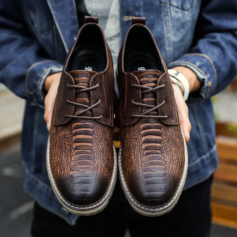 Shoes Cooperative Business Man Leather Shoes Mens Cowhide Lace Up Europe Large-size 11 12 Formal Dress Oxfords Casual Office Shoes Price Remains Stable Men's Shoes