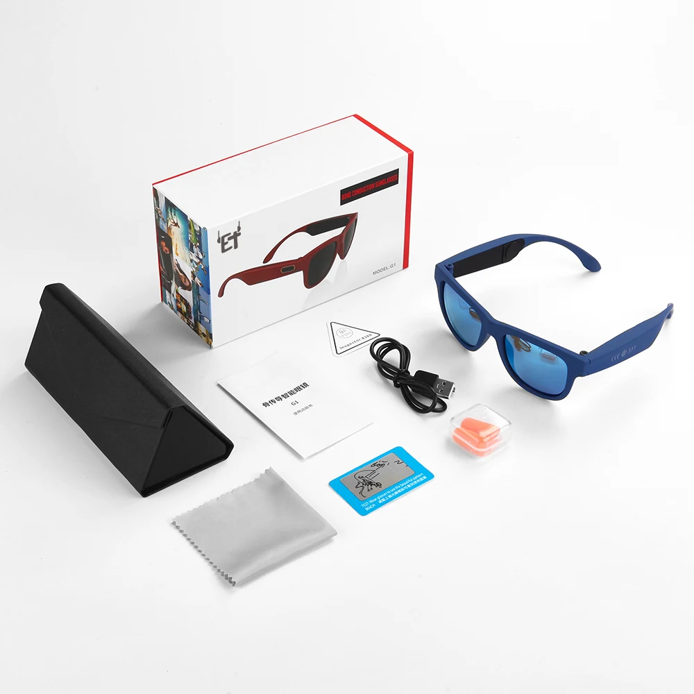 G1 поляризованные проводящие Bluetooth солнцезащитные очки костные гарнитуры SmartTouch умные очки Спортивные Беспроводные наушники и микрофон