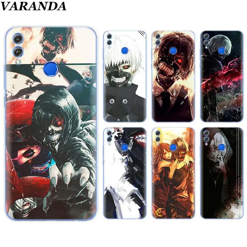 

Tokyo Ghouls Soft Case for Huawei Honor 8X 8C 8S 8A 9 10 Lite 20i View 20 Y6 Y7 Y9 2019 Case Coque