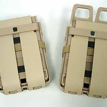 Airsoft БЫСТРО подсумок Молл песок Армейский зеленый черный 5.56 M4 подсумок, двойной Mag клип Тактический