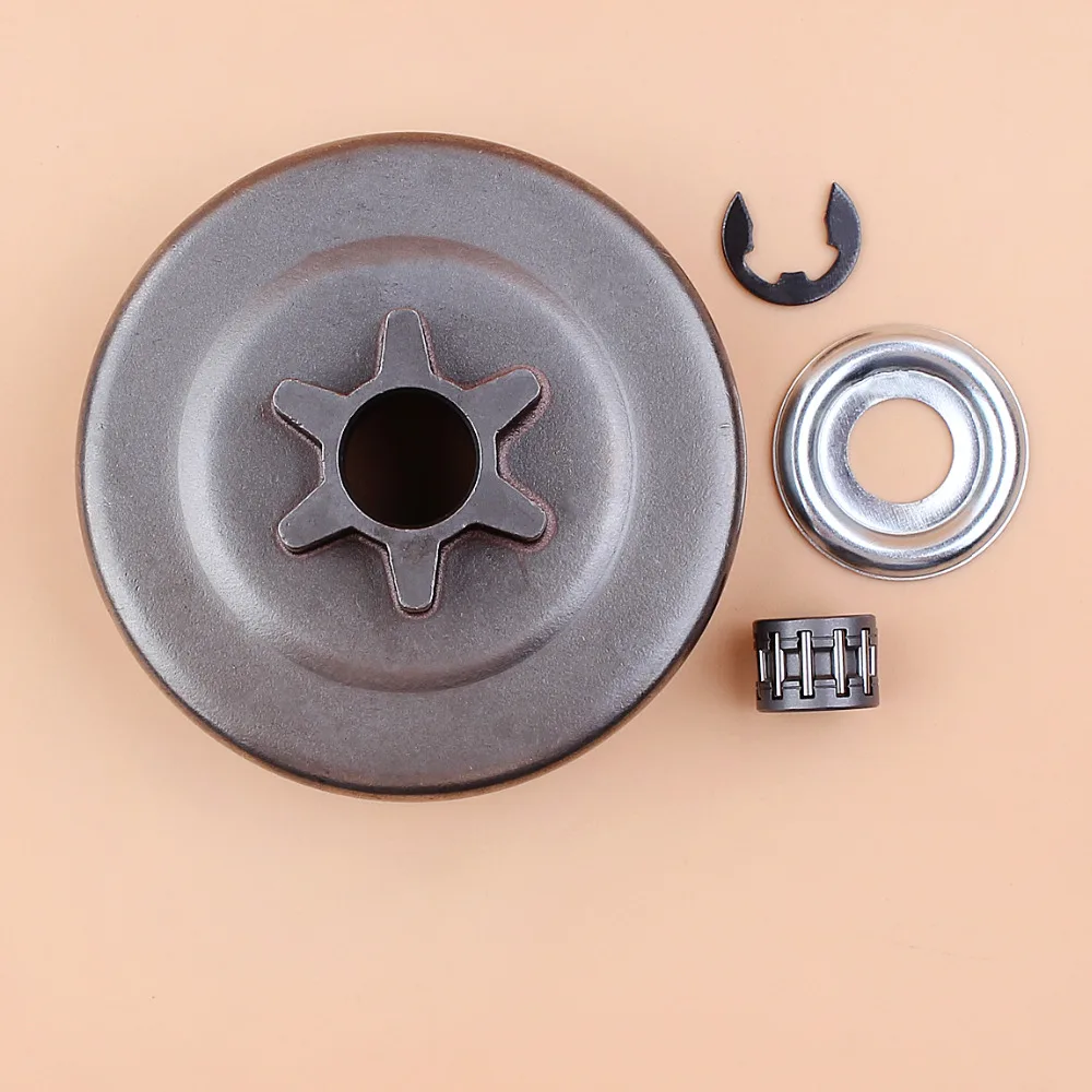 3/8 6T CLUTCH DRUM Washer E-Clip FIT ST 017 018 021 023 025 MS170 MS180 MS210 MS230 MS250 Chainsaw 1123 640 2003 3/8 6T CLUTCH DRUM Washer E-Clip FIT ST 017 018 021 023 025 MS170 MS180 MS210 MS230 MS250 Chainsaw 1123 640 2003