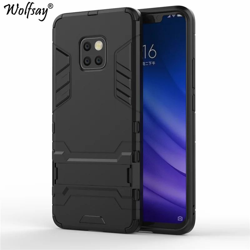 

Cover For Huawei Mate 20 Pro Case Slim PC + Soft Rubber Armor Phone Case For Huawei Mate 20 Pro Cover Fundas Huawei Mate 20 Pro