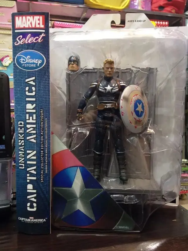 

7" 18CM Marvel Select Captain America The Winter Soldier PVC Action Figure Collectible Model Toy CA107