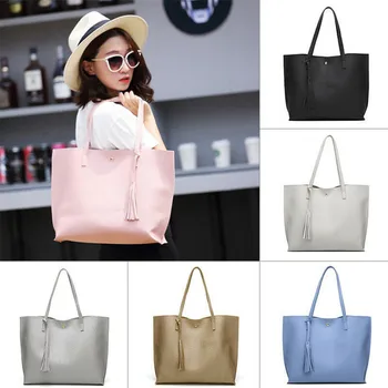 

Women PU Leather Handbag Shoulder Lady Purse Messenger Satchel Crossbody Tote Bag Tote Purse Messenger Satchel Shoulder Bag New