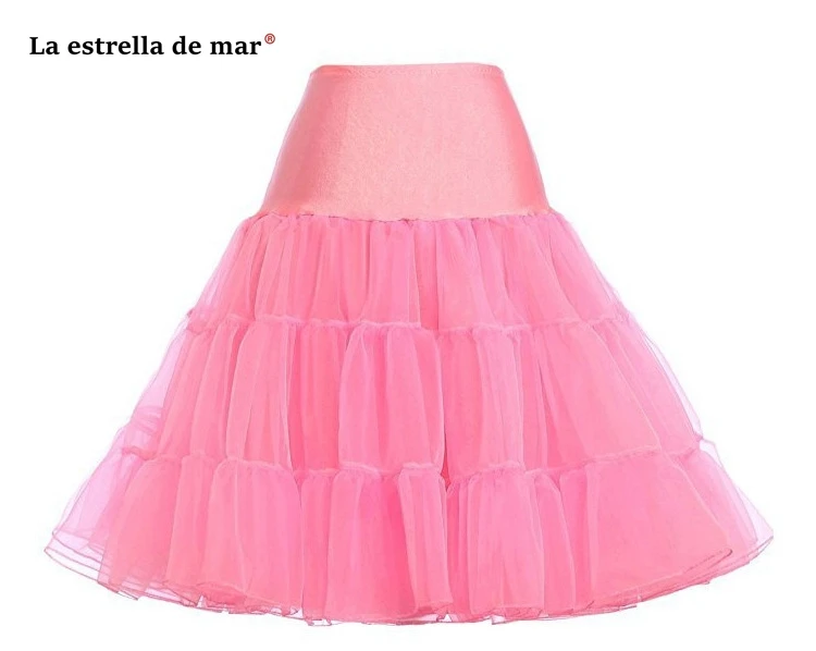 La estrella de mar дешевые продажи коралловый см 70 см Тюль putticoat женщина дешевые Тюлевое платье наличии jupon mariage Лидер продаж кринолин оптовая