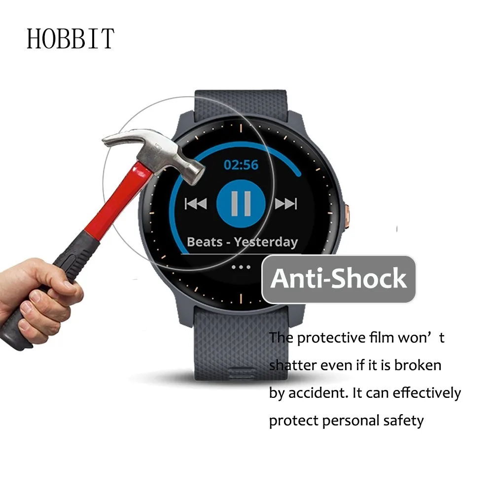 3 упаковки для Garmin Vivoactive 3 музыка против царапин анти-пузырьки экран протектор gps Smartwatch Взрывозащищенная крышка пленка