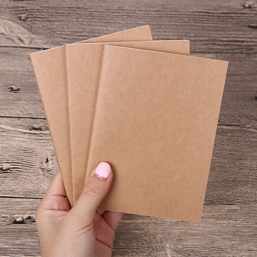 1PC Cowhide Paper Vintage Cover Travel Journal Notebook Blank Notepad Office School Stationery Supplies 1PC Cowhide Paper Vintage Cover Travel Journal Notebook Blank Notepad Office School Stationery Supplies