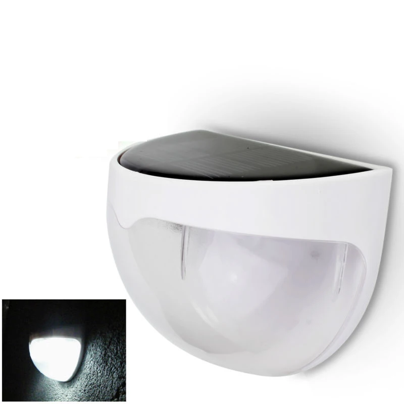 Generation LED Outdoor Light 6 LED Fence Gutter Solar Power Bright PIR