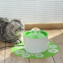 Кошачий фонтан автоматический 1.6L кошка собака фонтан водный распылитель для питомцев из 3 слоев фильтр автоматическая кормушка для домашних животных