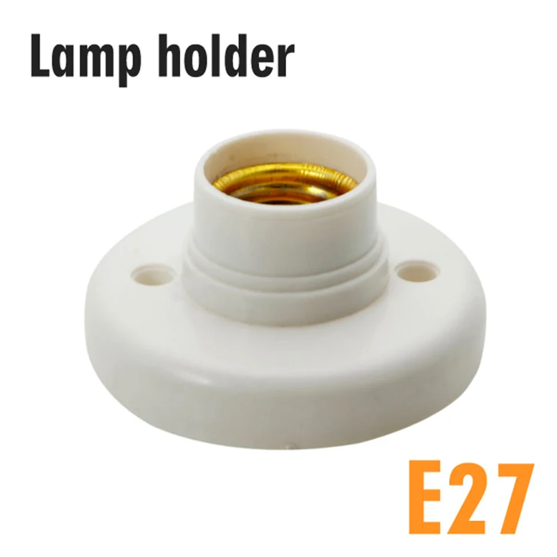 

1pcs/lot E27 screw lamp base bulb socket light holder for home light holder E27/E26 Lamp Holder For LED Bulbs Install free ship
