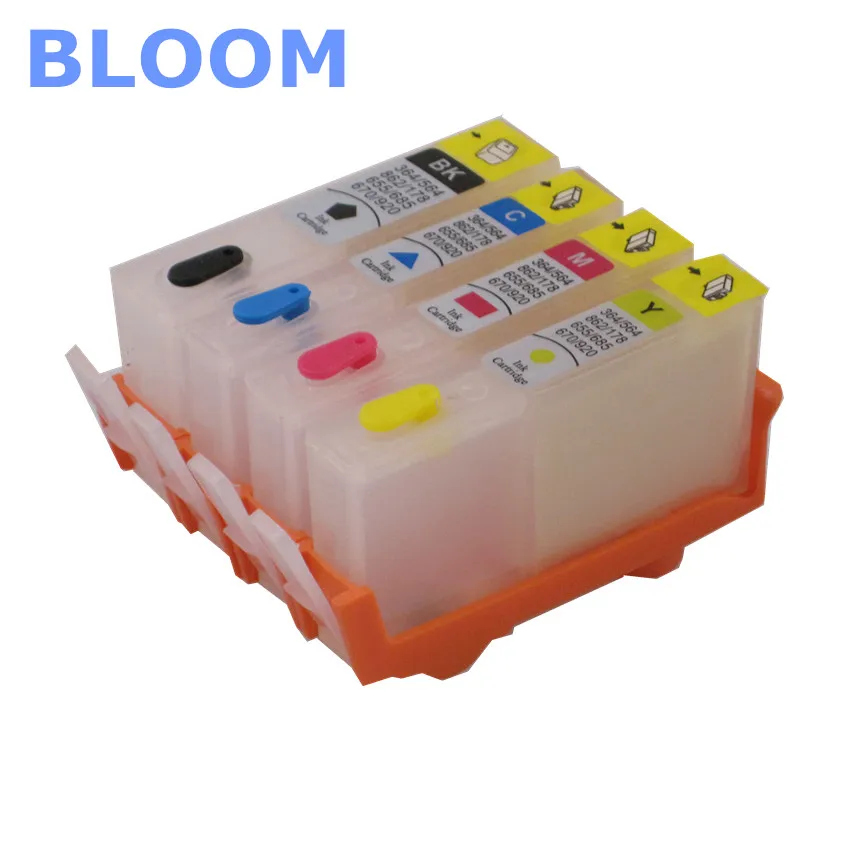 Чернильный картридж BLOOM для hp 655 655xl многоразовый Deskjet 3525 4615 4625 5525 6525 + HP краситель 400