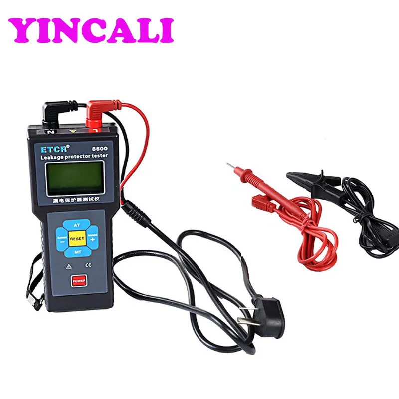 Fast Shipping Leakage Protector Tester ETCR8600 Digital Leakage Current