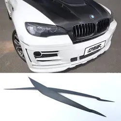 X6 E71 frp фар автомобиля век брови крышка отделка Стикеры для BMW 2008-2013
