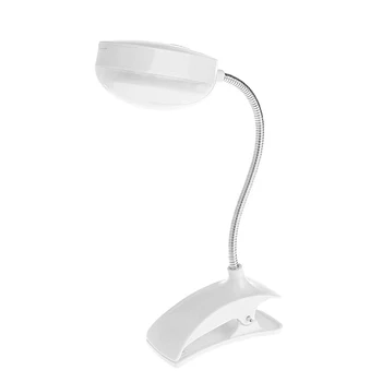 

Flexible Clip-on Table Lamp LED Clamp Reading Study Bed Laptop Desk Bright Light New