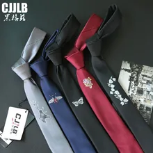 1200 брошки высокого качества новые свадебные подарки животные Цветочные галстук мужские s гравата, тонкий галстук для мужчин 5-6 см Corbatas Hombre Lote галстук