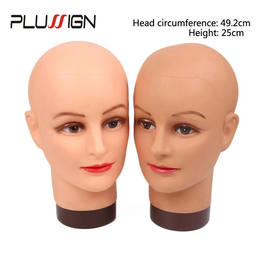 Buy Plussign Female Mannequin Head Bald With Table Clamp