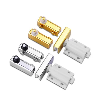 

1set Cabinet door hardware Glass clip Furniture Shaft Hinge Door suction Closer Free open Touch Latch Hardware Fittings