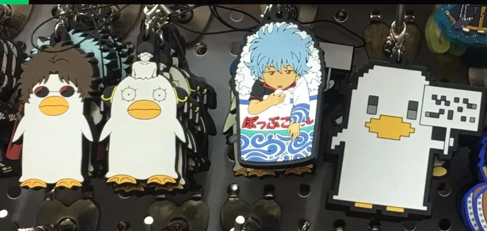 Gintama Sakata Gintoki Toushirou оригинальный японский аниме Рисунок резиновый силиконовый