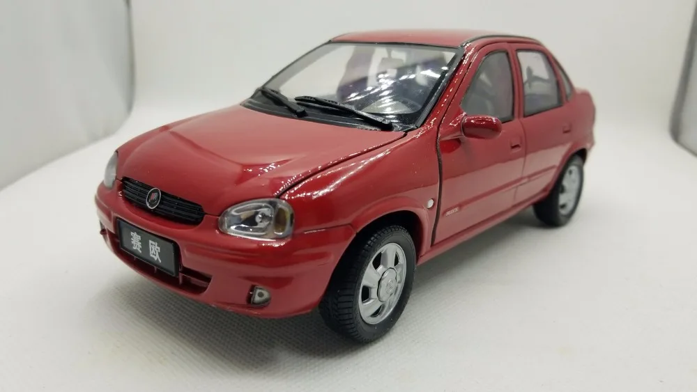 1:18 литья под давлением модели для GM buik парус 2004 красный седан (Краски в блистерной