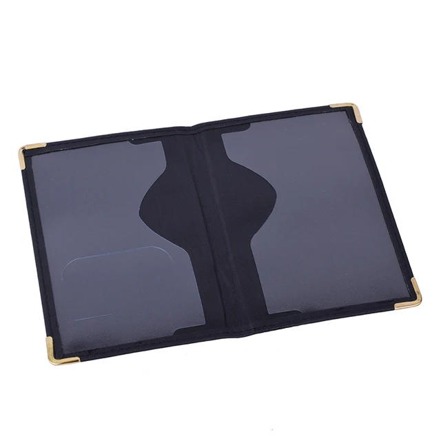 France Passport Cover PU Leather Credit Card Slots Porte-Passeport Housse Men Women French Passports Organizer for Travel 4