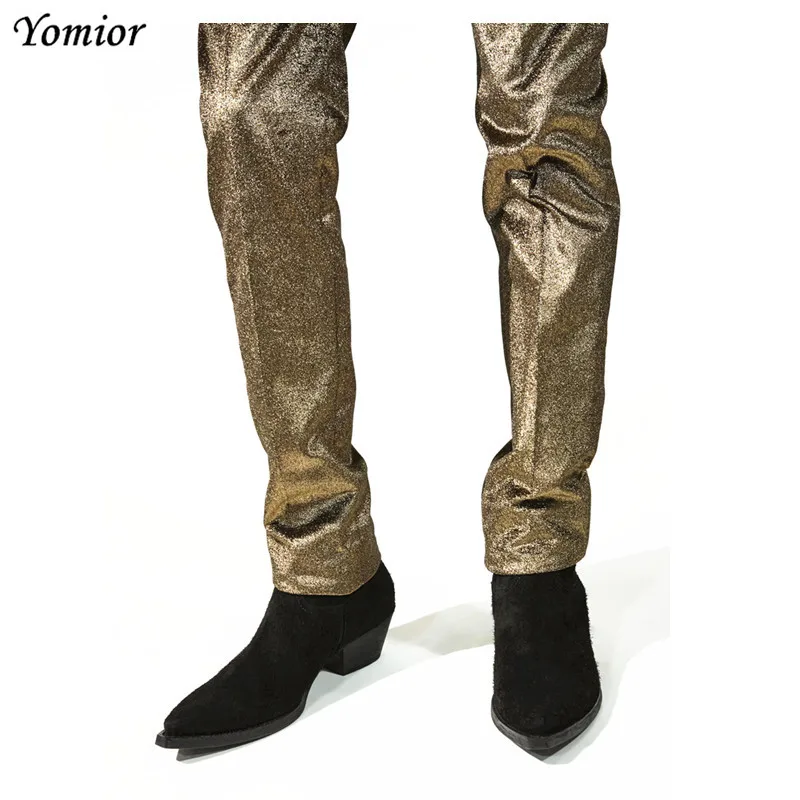 New Classic Brand Design Genuine Leather Men Ankle Boots Fashion Autumn Winter High Quality Chelsea Boots Dress Platform