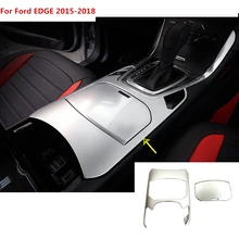 Для Ford Edge автомобильный чехол Корпус палка ABS хром внутренний Средний передний сдвиг весло чашка рамка отделка вытяжки