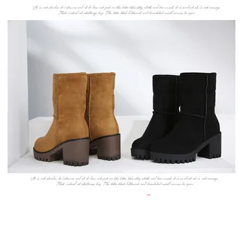 

Women snow boots fashion faux fur winter boots sapato feminino botas mujer invierno zapatos de mujer warm winter snow boot shoe